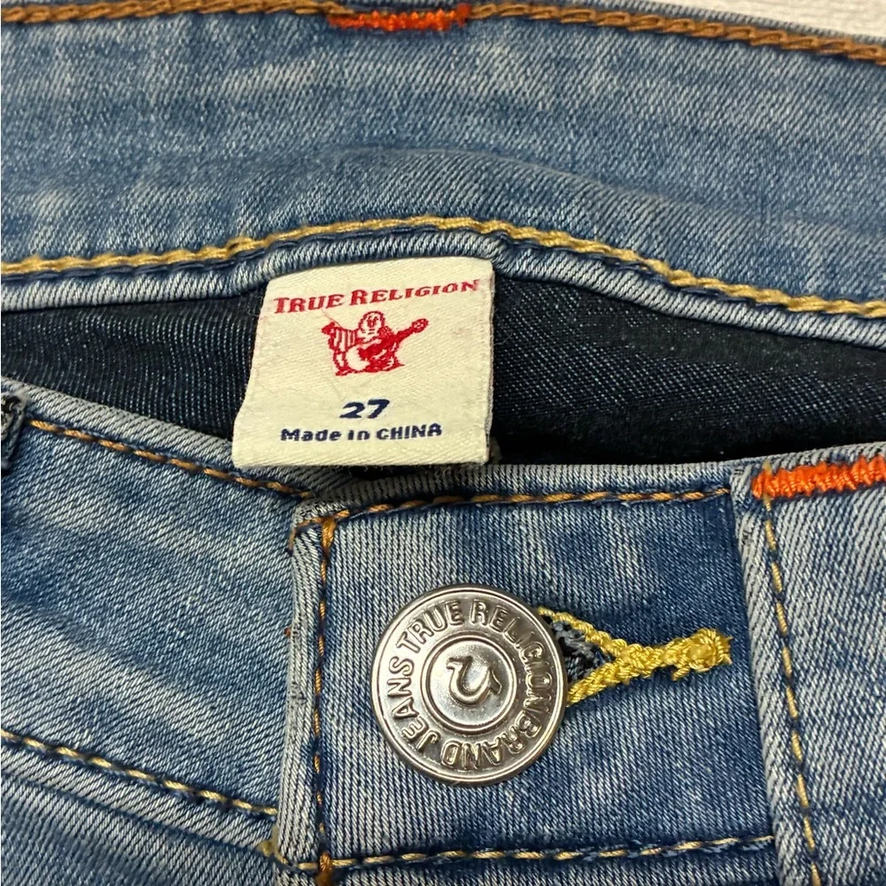 NWT True Religion Women Blue Jeans Size 27 Jennie Curvy Skinny - Picture 11 of 16